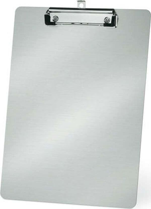 Portablocco in alluminio con molla e gancio - 230 x 315mm - Lebez Cancelleria e prodotti per ufficio/Archivio ufficio e accessori per scrivania/Archivio ufficio/Portablocchi e portamoduli Eurocartuccia - Pavullo, Commerciovirtuoso.it