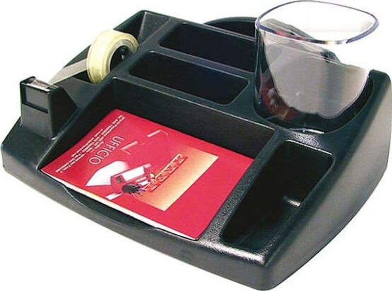 Portacancelleria Oliver - 25x21x10 cm - nero - Arda Cancelleria e prodotti per ufficio/Archivio ufficio e accessori per scrivania/Accessori da scrivania e archiviazione/Vaschette portacorrispondenza Eurocartuccia - Pavullo, Commerciovirtuoso.it