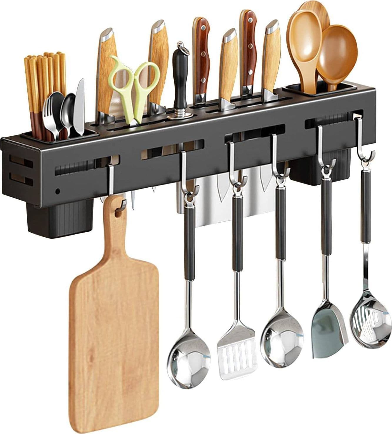 Portacoltelli Da Parete Multifunzione Portautensili Oggetti Da Cucina Organizer Casa e cucina/Utensili da cucina/Coltelli da cucina/Ceppi portacoltelli vuoti Trade Shop italia - Napoli, Commerciovirtuoso.it