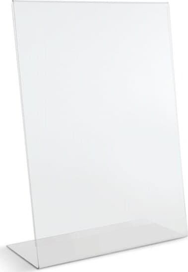 Portadepliant con base a L - A5 - 15x21 cm - Lebez Cancelleria e prodotti per ufficio/Archivio ufficio e accessori per scrivania/Accessori da scrivania e archiviazione/Portabrochure Eurocartuccia - Pavullo, Commerciovirtuoso.it