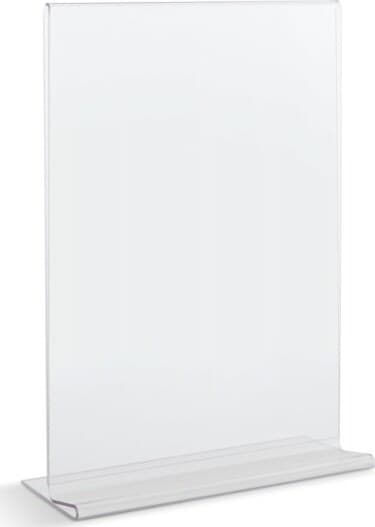 Portadepliant con base a T - A5 - 15x21 cm - Lebez Cancelleria e prodotti per ufficio/Archivio ufficio e accessori per scrivania/Accessori da scrivania e archiviazione/Portabrochure Eurocartuccia - Pavullo, Commerciovirtuoso.it
