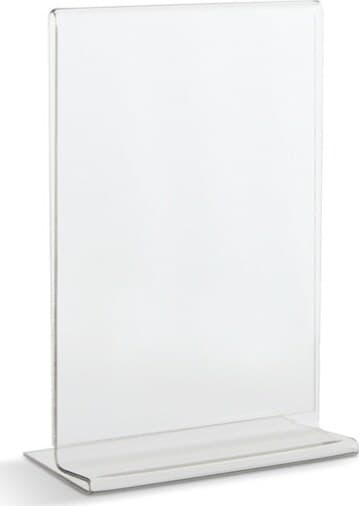 Portadepliant con base a T - A6 - 10 5x15 cm - Lebez Cancelleria e prodotti per ufficio/Archivio ufficio e accessori per scrivania/Accessori da scrivania e archiviazione/Portabrochure Eurocartuccia - Pavullo, Commerciovirtuoso.it