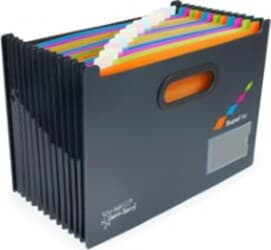 Portadocumenti Supafile antibatterico Germ-Savvy - a soffietto - 13 tasche - nero - Rapesco Cancelleria e prodotti per ufficio/Archivio ufficio e accessori per scrivania/Archivio ufficio/Cartelle/Cartelle portadocumenti Eurocartuccia - Pavullo, Commerciovirtuoso.it