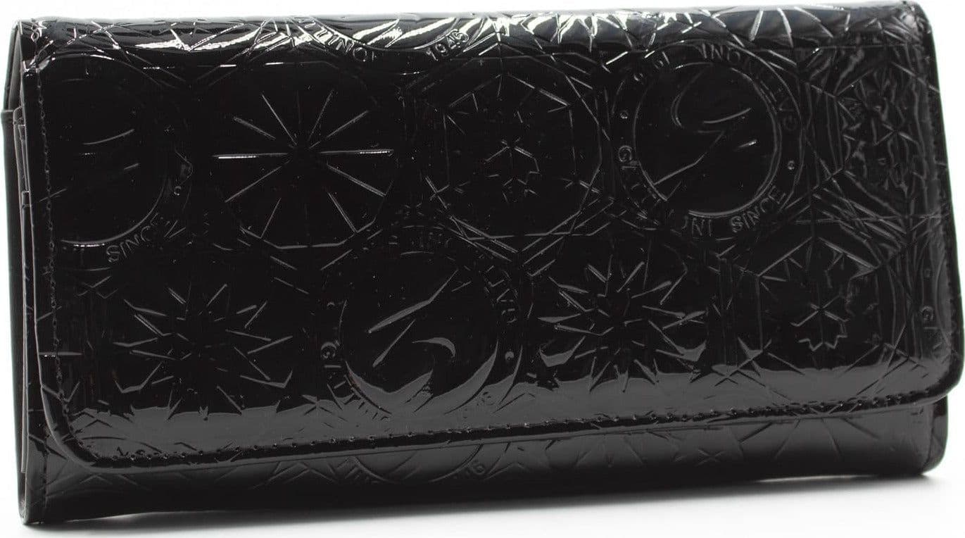Portafoglio Donna Gattinoni Bines7798wwi00 Nero Lucido Con Chiusura a Patta E Due Scomparti Portafoglio Elegante 19x10 Cm Moda/Donna/Accessori/Portafogli e porta documenti/Portafogli Starbag - Gaeta, Commerciovirtuoso.it