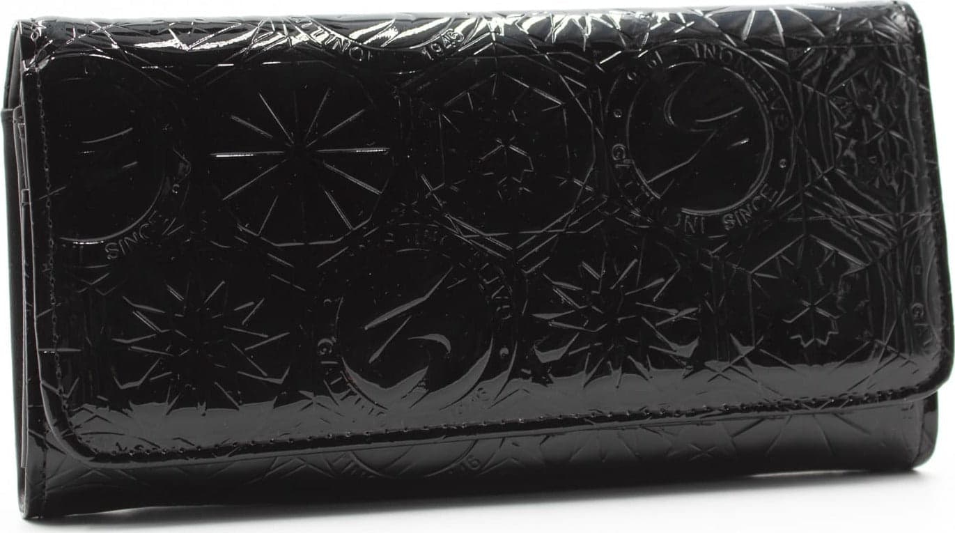 Portafoglio Donna Gattinoni Bines7798wwi00 Nero Lucido Con Chiusura a Patta E Due Scomparti Portafoglio Elegante 19x10 Cm Moda/Donna/Accessori/Portafogli e porta documenti/Portafogli Starbag - Gaeta, Commerciovirtuoso.it