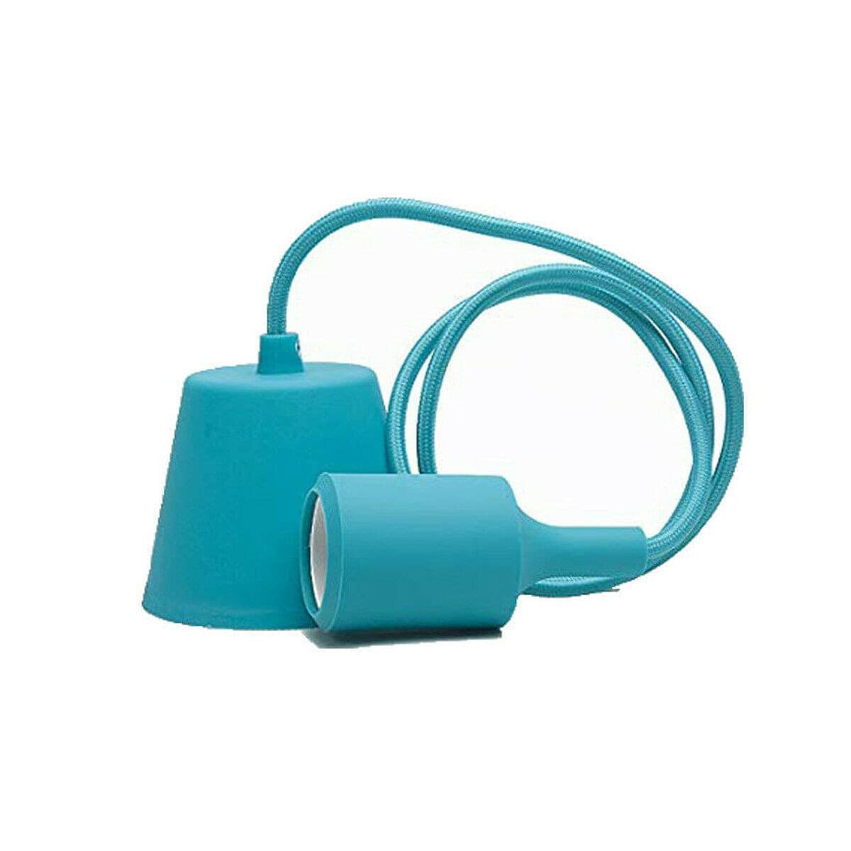 Portalampada A Sospensione Pendente Lampadario Soffitto E27 Celeste Dt-j01 1 Mt Illuminazione/Illuminazione per interni/Lampadari lampade a sospensione e plafoniere/Lampade a sospensione Trade Shop italia - Napoli, Commerciovirtuoso.it