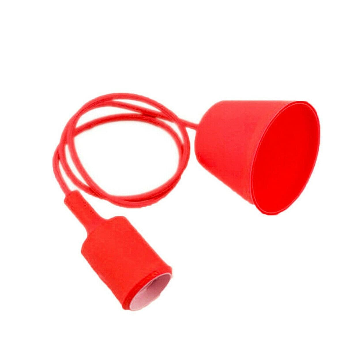 Portalampada A Sospensione Pendente Lampadario Soffitto E27 Rosso Dt-j01 1 Metro Portalampade > Lampadari Trade Shop italia - Napoli, Commerciovirtuoso.it