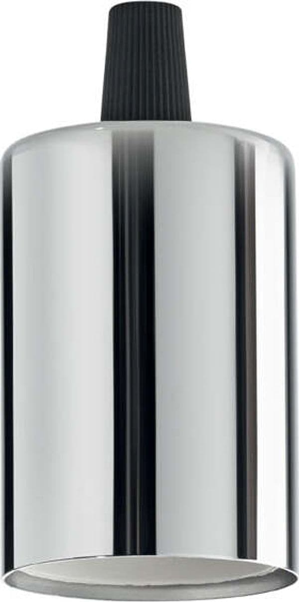 Portalampada-Alluminio-Cromo-1-Luce-E27-Liscio