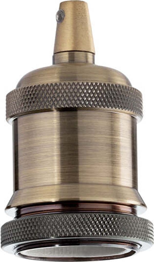 Portalampada Metallo Ottone 1 Luce E27