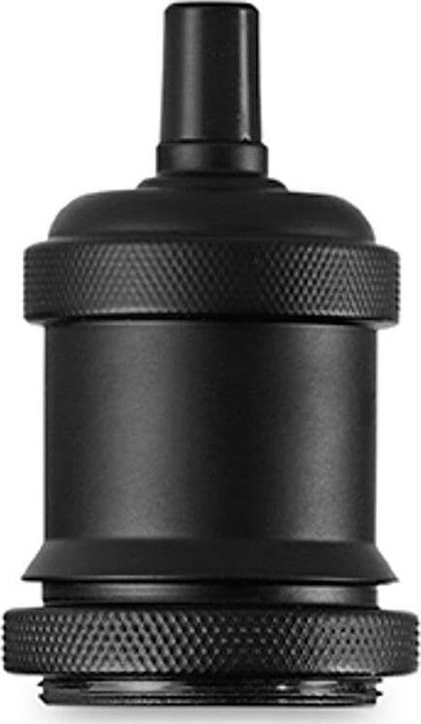Portalampada-metallo-Perenz-6251-E27-LED-moderno-bianco-opaco-nero-opaco-cromo-lucido-cromo-spazzolato-interno