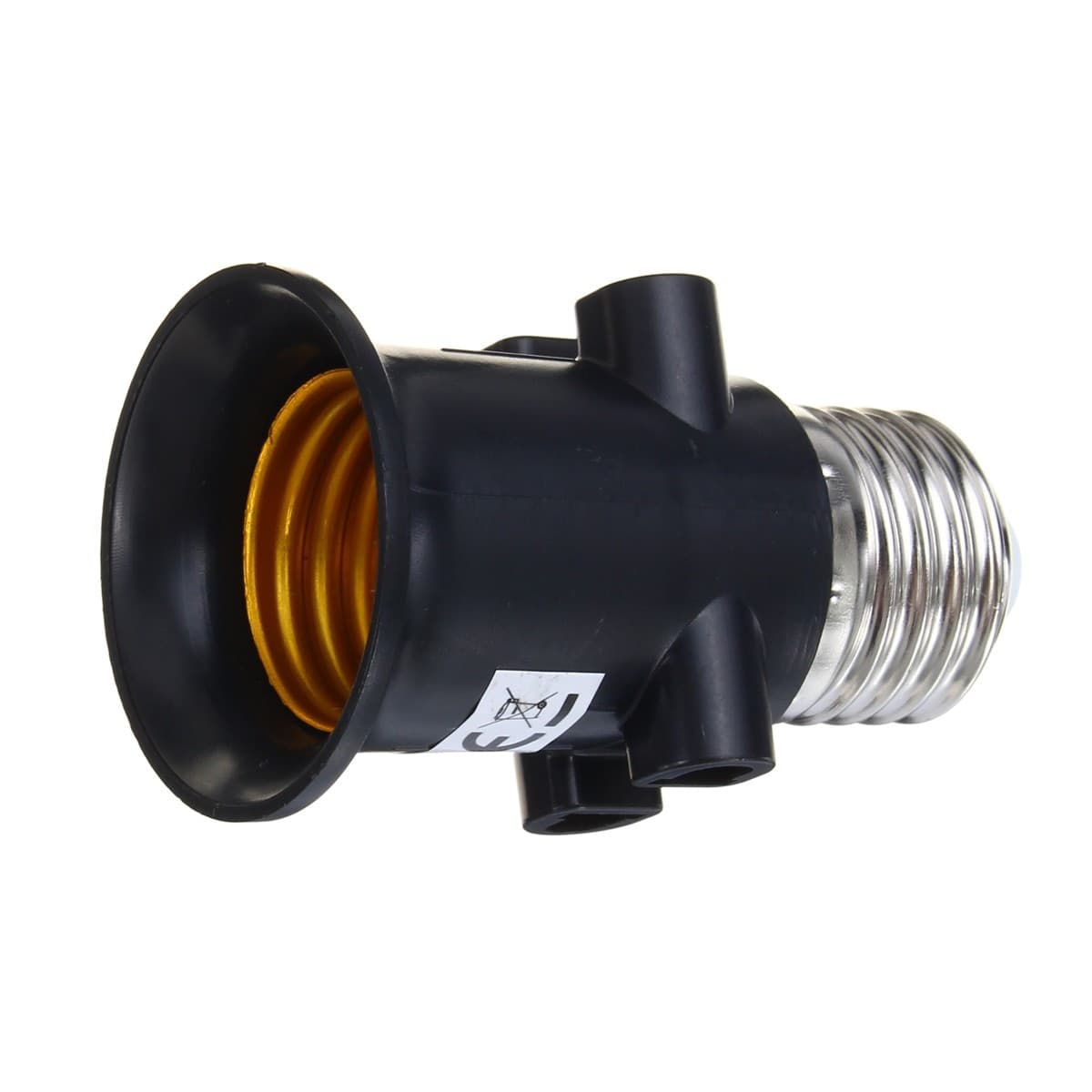 Portalampada Porta Lampade E27 Rubacorrente Con Doppia Presa 10a Ruba Corrente Illuminazione/Illuminazione per interni/Lampade/Basi per lampade Trade Shop italia - Napoli, Commerciovirtuoso.it
