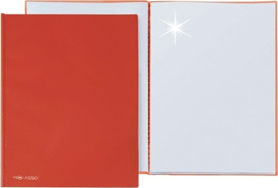 Portalistini Asso - 22x30cm - 20 buste - rosso - Sei Rota Cancelleria e prodotti per ufficio/Archivio ufficio e accessori per scrivania/Raccoglitori e accessori per raccoglitori/Raccoglitori/Portalistini Eurocartuccia - Pavullo, Commerciovirtuoso.it
