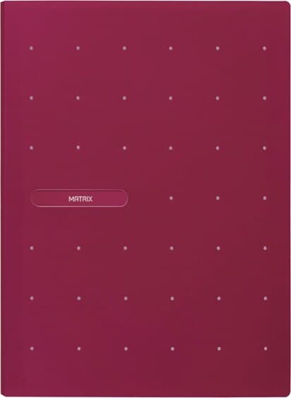 Portalistini Matrix - 22x30 cm - 40 buste - rosso porpora - Favorit Cancelleria e prodotti per ufficio/Archivio ufficio e accessori per scrivania/Raccoglitori e accessori per raccoglitori/Raccoglitori/Portalistini Eurocartuccia - Pavullo, Commerciovirtuoso.it