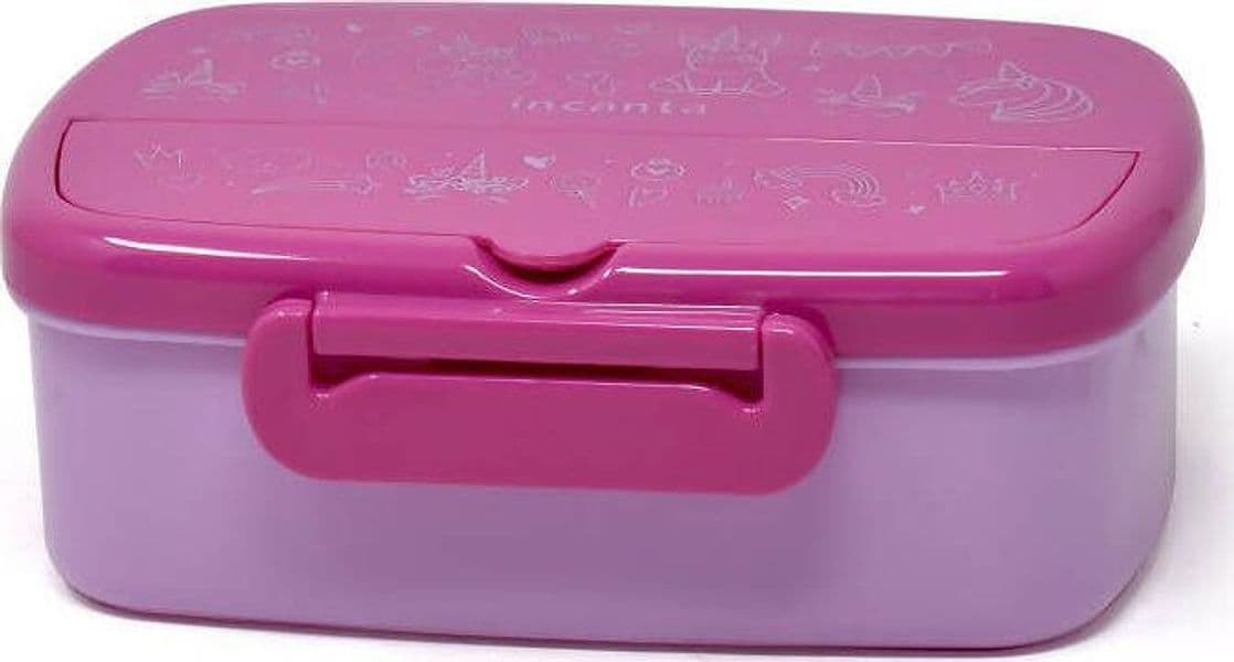 Portamerenda Con Posate per Bambini Scuola E Tempo Libero Cancelleria e prodotti per ufficio/Scuola e materiale didattico/Materiale scolastico/Portapranzo e borracce/Portapranzo Cartoleria Deja Vu - Crotone, Commerciovirtuoso.it