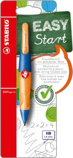 Portamine Easyergo - 1 4mm + 3 mine - per destromani - ultramarine-orange - Stabilo Cancelleria e prodotti per ufficio/Penne matite scrittura e correzione/Matite/Portamine Eurocartuccia - Pavullo, Commerciovirtuoso.it