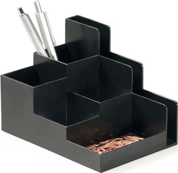 Portaoggetti da scrivania Optimo - 16 2x11 8x11 cm - nero - Durable Cancelleria e prodotti per ufficio/Archivio ufficio e accessori per scrivania/Accessori da scrivania e archiviazione/Vaschette portacorrispondenza Eurocartuccia - Pavullo, Commerciovirtuoso.it