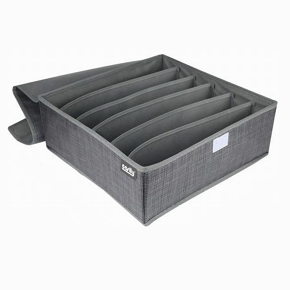Portaoggetti-Tessuto-Organizer-Contenitore-Biancheria-6-Posti-32x32x12-Cm-69716