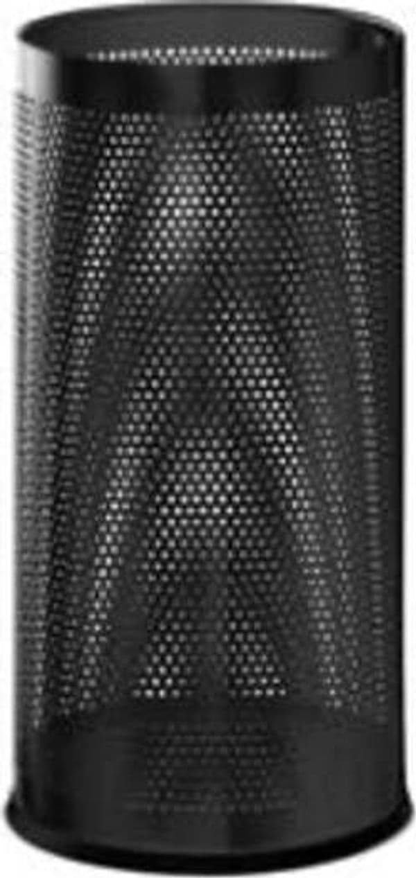 Portaombrelli - metallo traforato - altezza 48 cm - nero - Perfetto Casa e cucina/Arredamento/Ingresso/Portaombrelli Eurocartuccia - Pavullo, Commerciovirtuoso.it