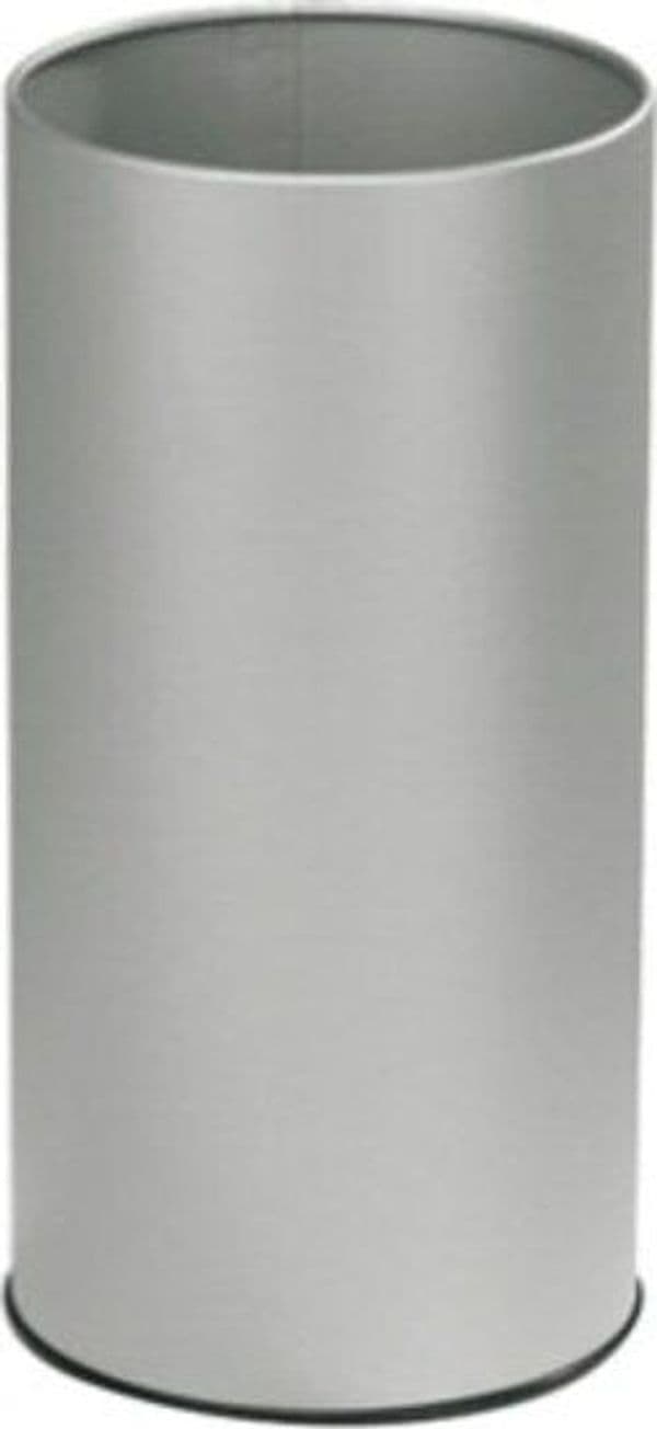 Portaombrelli tondo - 20 litri - metallo - diametro 24 cm - altezza 49 cm - grigio - Stilcasa Casa e cucina/Arredamento/Ingresso/Portaombrelli Eurocartuccia - Pavullo, Commerciovirtuoso.it