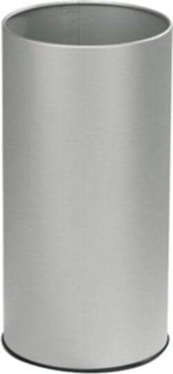 Portaombrelli tondo - 20 litri - metallo - diametro 24 cm - altezza 49 cm - grigio - Stilcasa Casa e cucina/Arredamento/Ingresso/Portaombrelli Eurocartuccia - Pavullo, Commerciovirtuoso.it