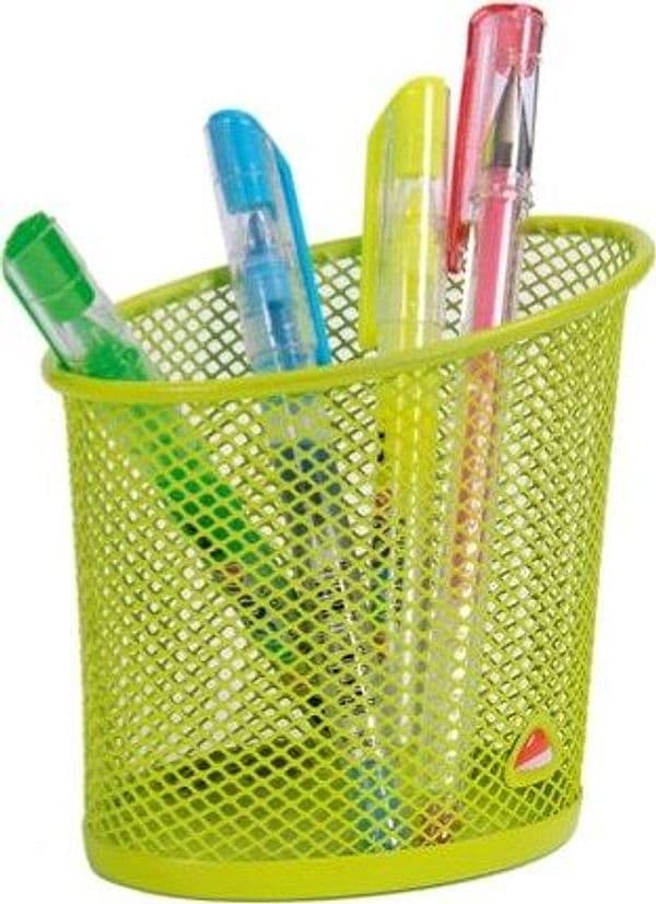 Portapenne Mesh - rete metallica - 10 5x7 3x10 3 cm - verde - Alba Cancelleria e prodotti per ufficio/Archivio ufficio e accessori per scrivania/Accessori da scrivania e archiviazione/Vaschette portacorrispondenza Eurocartuccia - Pavullo, Commerciovirtuoso.it