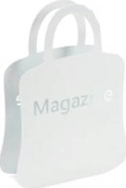 Portariviste - Shopper - acciaio verniciato - bianco - King Collection Cancelleria e prodotti per ufficio/Archivio ufficio e accessori per scrivania/Archivio ufficio/Cartelle/Portariviste Eurocartuccia - Pavullo, Commerciovirtuoso.it