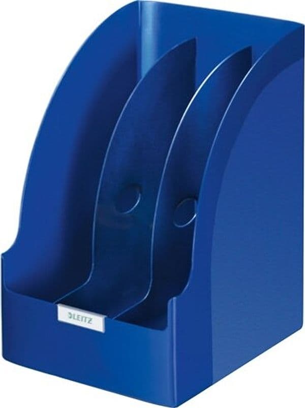 Portariviste Leitz Plus Jumbo - 24 x 31 x 21 cm - blu - Leitz Cancelleria e prodotti per ufficio/Archivio ufficio e accessori per scrivania/Archivio ufficio/Cartelle/Portariviste Eurocartuccia - Pavullo, Commerciovirtuoso.it