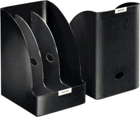 Portariviste Leitz Plus Jumbo - 24 x 31 x 21 cm - nero - Leitz Cancelleria e prodotti per ufficio/Archivio ufficio e accessori per scrivania/Archivio ufficio/Cartelle/Portariviste Eurocartuccia - Pavullo, Commerciovirtuoso.it