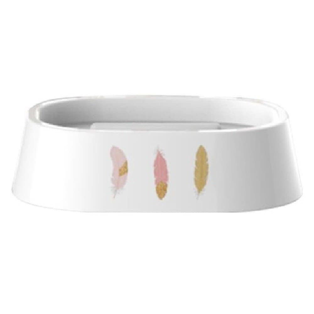 Portasapone Saponetta Accessorio Bagno Bianco Con Piume In Plastica 13.2cm 69801 Casa e cucina/Bagno/Accessori per il bagno/Dosatori e porta accessori/Portasapone Trade Shop italia - Napoli, Commerciovirtuoso.it