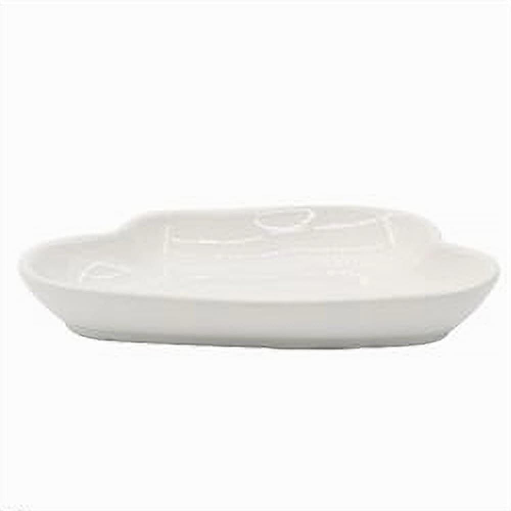 PORTASAPONE SAPONETTA CERAMICA BIANCO FORMA NUVOLA BAGNO ACCESSORIO ARREDO 79938 in Portasapone Trade Shop italia - Napoli, commercioVirtuoso.it