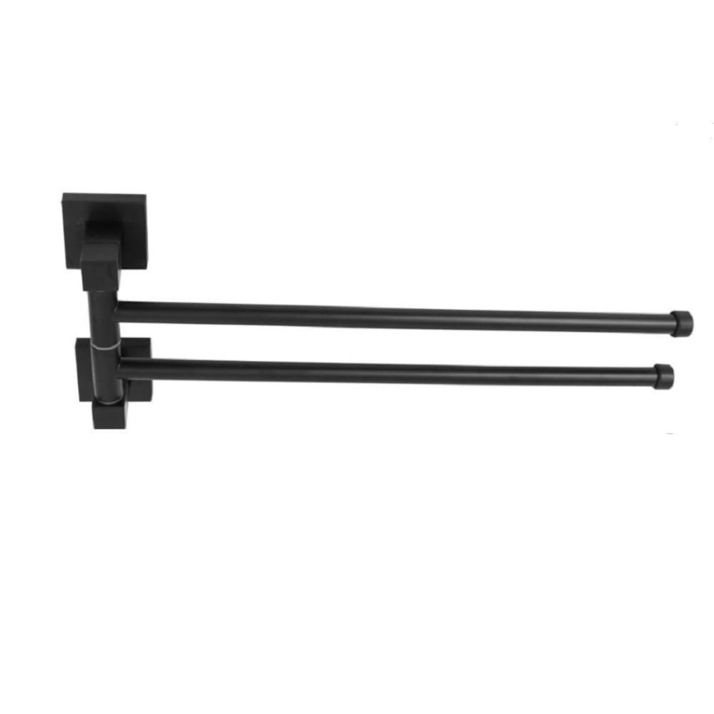 Portasciugamani Doppio In Acciaio A Due Bracci Da Parete Per Bagno Cucina Nero Casa e cucina/Bagno/Mobili da bagno/Portasciugamani/Ganci portasciugamani Trade Shop italia - Napoli, Commerciovirtuoso.it