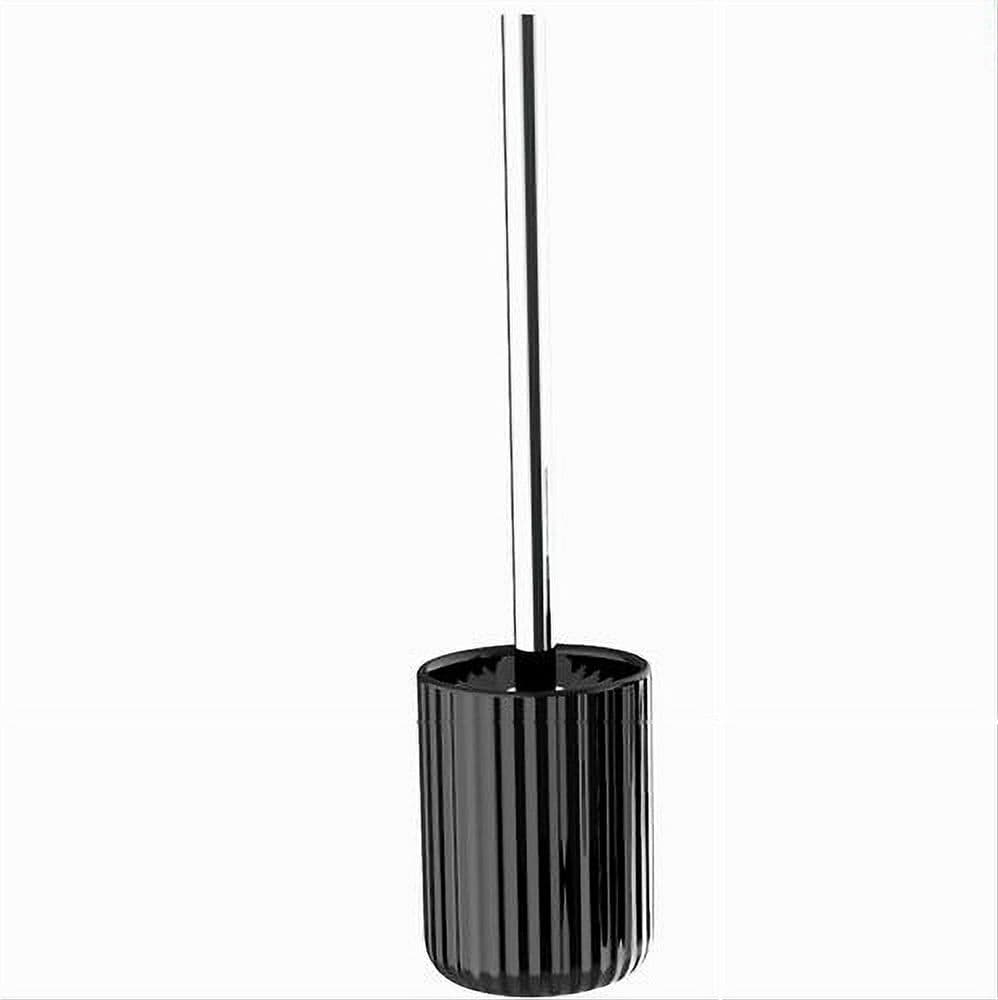 PORTASCOPINO ARREDO DA BAGNO WC TOILETTE NERO RIGATO CON SCOPINO COMPLETO 69749 in Scopini e porta scopini Trade Shop italia - Napoli, commercioVirtuoso.it