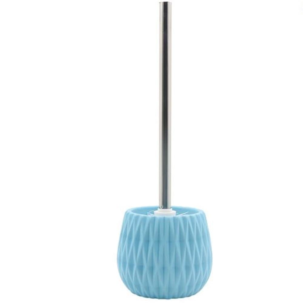 PORTASCOPINO AZZURRO LAVORATO CON SCOPINO MODERNO ACCESSORIO ARREDO BAGNO 79945 in Scopini e porta scopini Trade Shop italia - Napoli, commercioVirtuoso.it