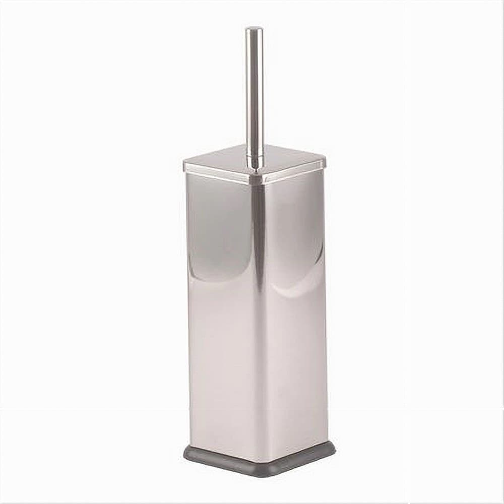 PORTASCOPINO BAGNO WC TOILETTE QUADRATO CROMATO NERO CON SCOPINO COMPLETO 87461 in Scopini e porta scopini Trade Shop italia - Napoli, commercioVirtuoso.it