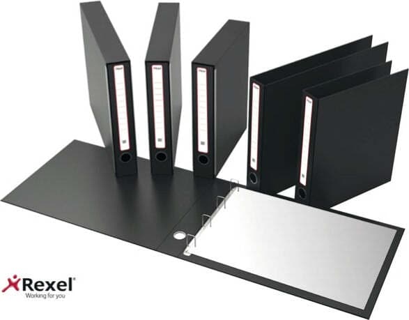 Portatabulati KM UNI - con custodia - 12''x28 cm - dorso 5 cm - nero - Rexel Cancelleria e prodotti per ufficio/Archivio ufficio e accessori per scrivania/Raccoglitori e accessori per raccoglitori/Raccoglitori/Portalistini Eurocartuccia - Pavullo, Commerciovirtuoso.it