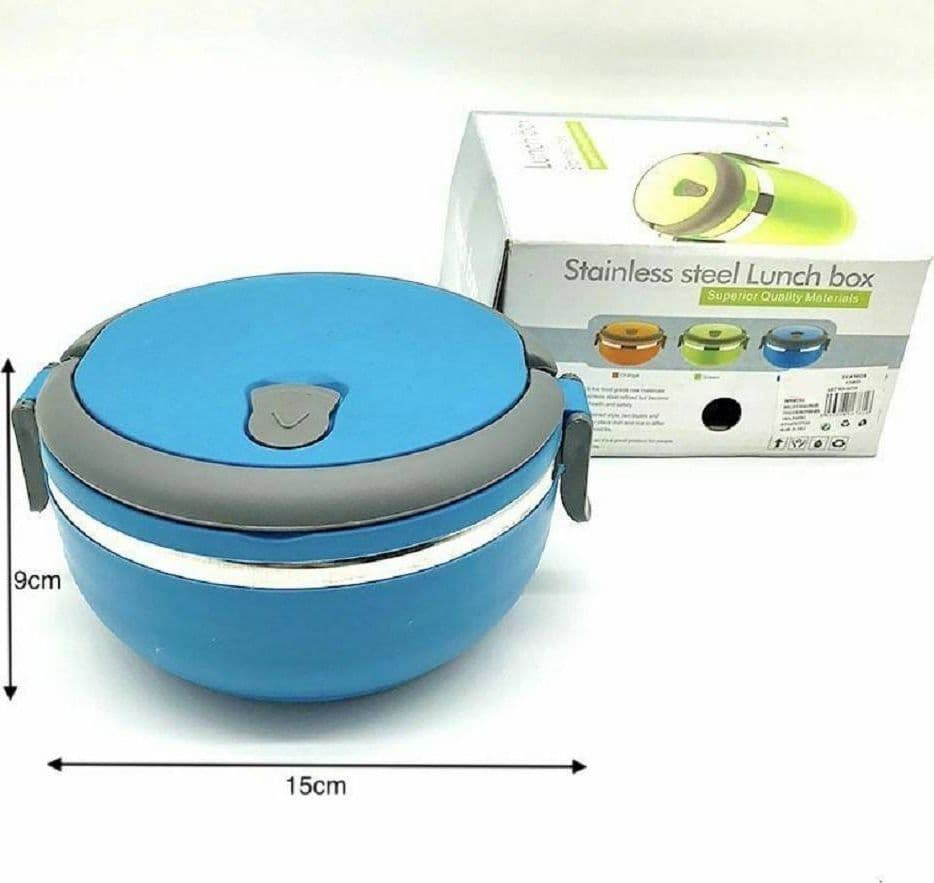 Portavivande Ermetico 700 Ml Contenitore Inox Abs Contenitore Porta Pranzo Cucina > Thermos e Shaker Trade Shop italia - Napoli, Commerciovirtuoso.it