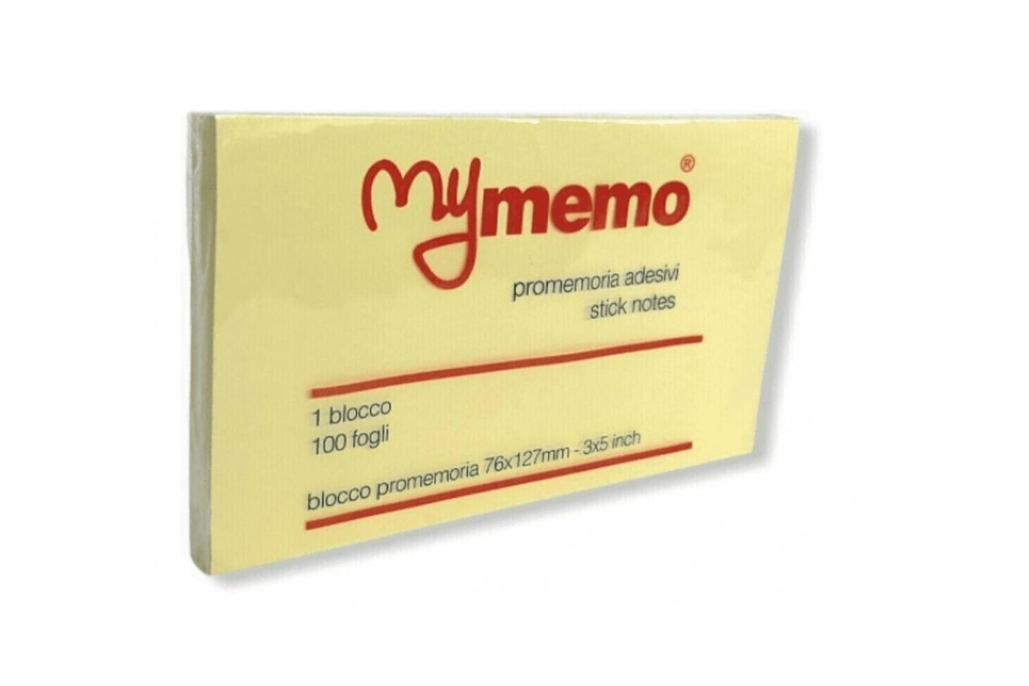 Post-it-my-memo-76x127-giallo-cf.12-Nobrand
