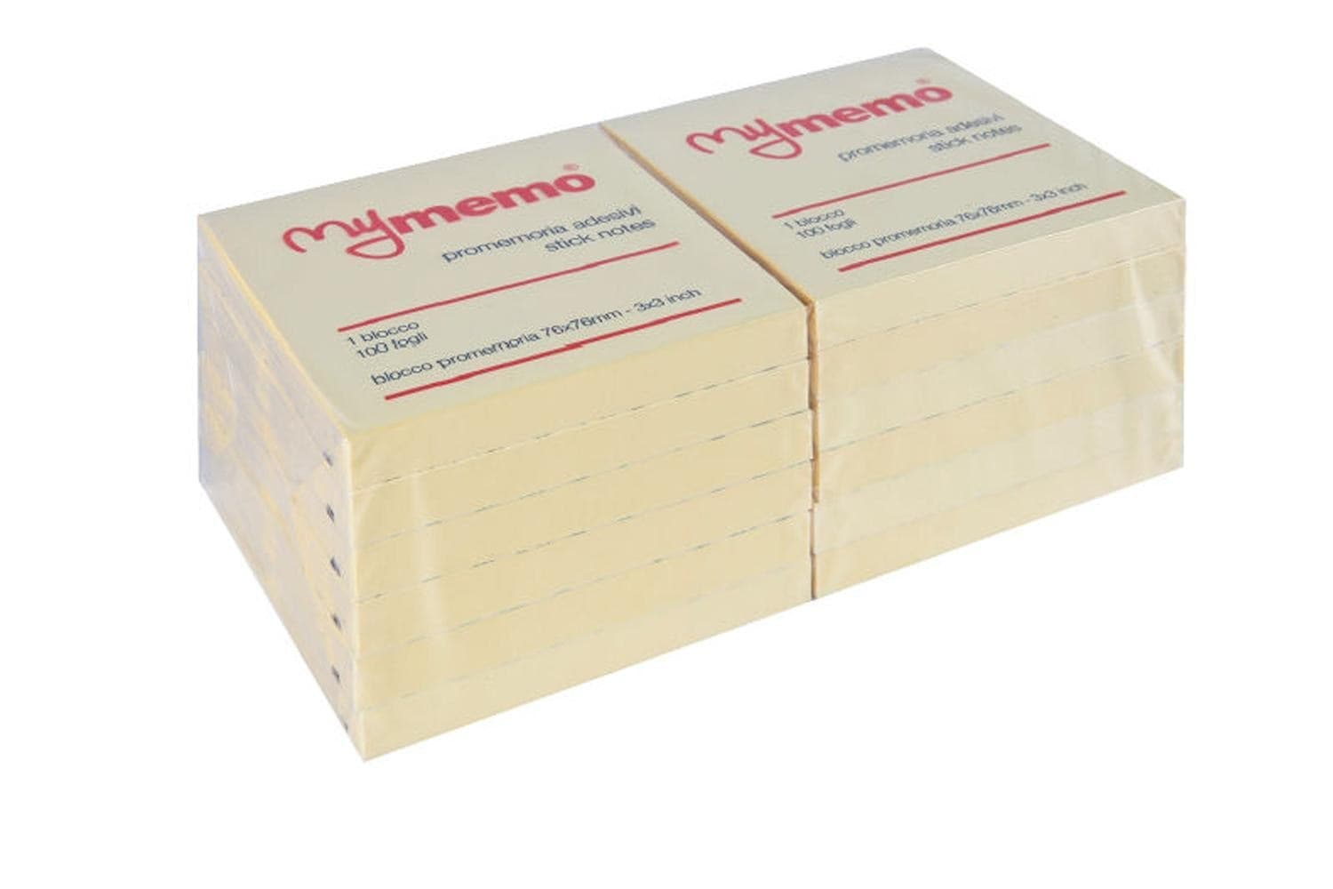 Post-it-my-memo-76x76-giallo-cf.12-Nobrand