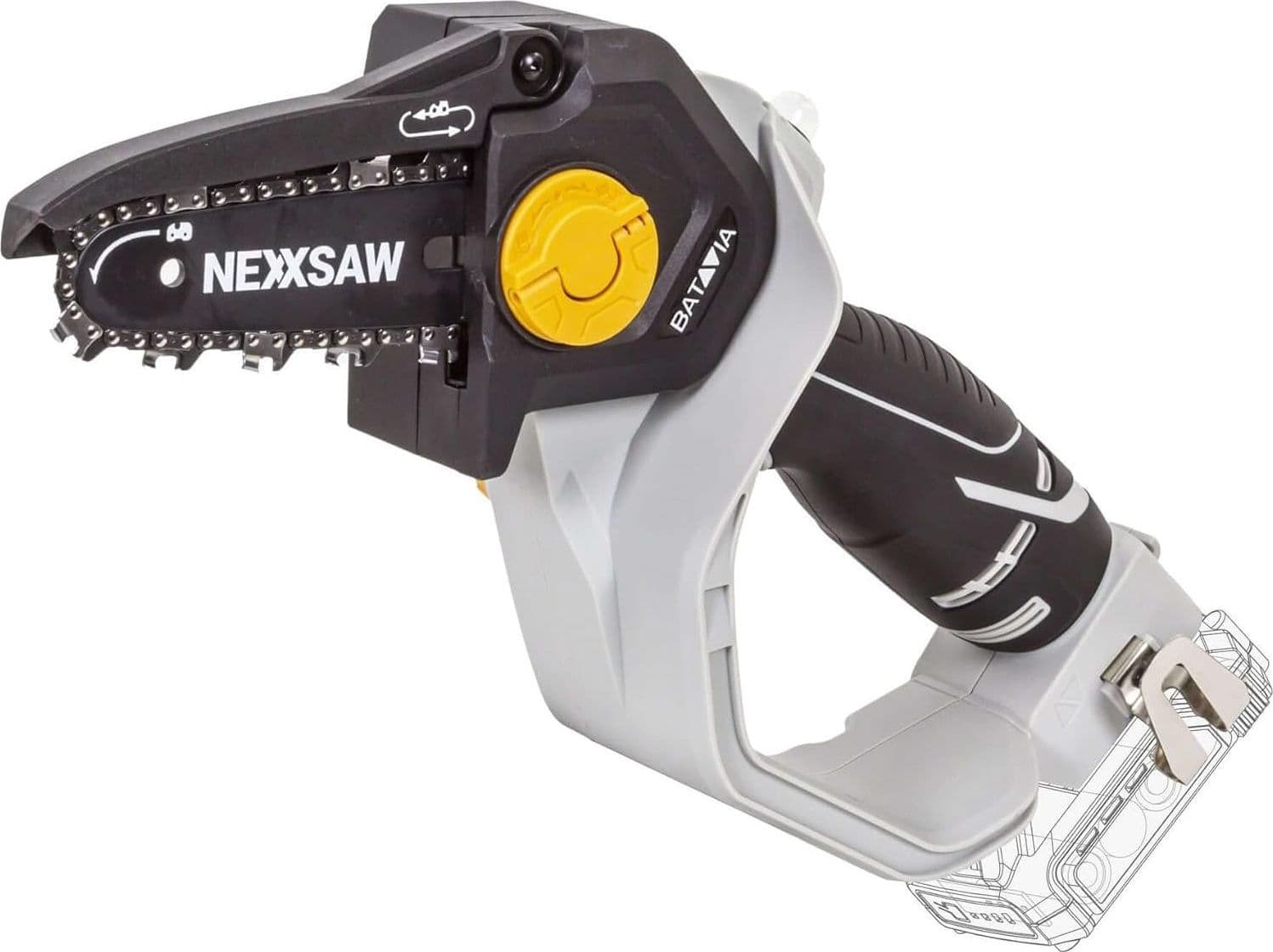 Potatore-Manuale-A-Batteria-Batavia-Nexxsaw-V3.1---18v-2ah