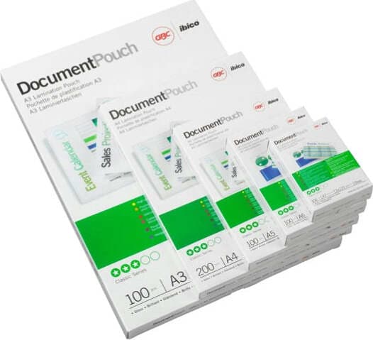 Pouches - IBM - 59x83 mm - 2x125 micron - GBC - scatola 100 pezzi Cancelleria e prodotti per ufficio/Elettronica per ufficio/Accessori/Pouches per plastificatrici Eurocartuccia - Pavullo, Commerciovirtuoso.it