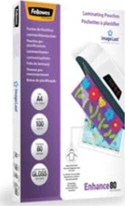 Pouches Enhance80 - A3 - 303x426 mm - 2x80 micron - Fellowes - scatola 100 pezzi Cancelleria e prodotti per ufficio/Elettronica per ufficio/Accessori/Pouches per plastificatrici Eurocartuccia - Pavullo, Commerciovirtuoso.it