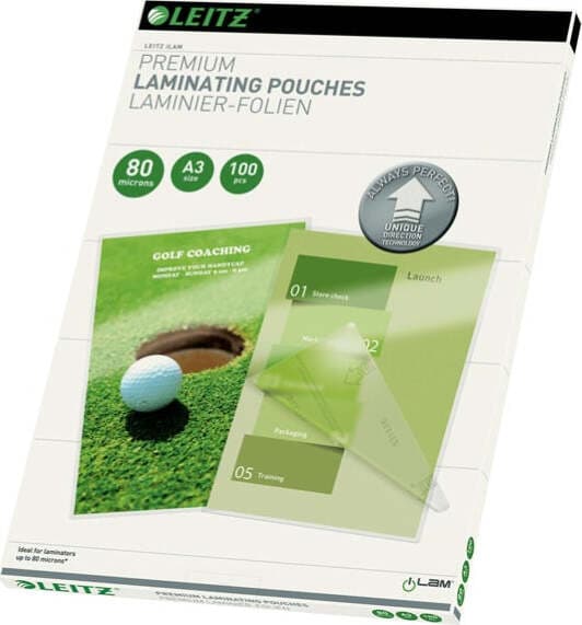 Pouches ILam - A3 - 303x426 mm - 2x80 micron - Leitz - conf. 100 pezzi Cancelleria e prodotti per ufficio/Elettronica per ufficio/Accessori/Pouches per plastificatrici Eurocartuccia - Pavullo, Commerciovirtuoso.it
