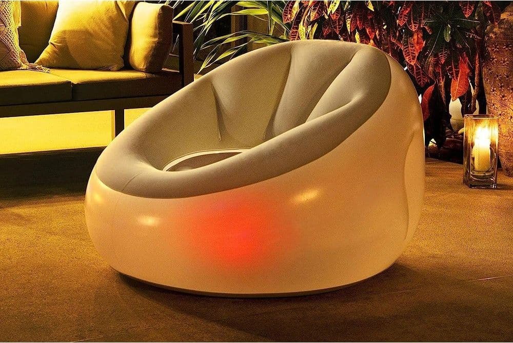 Pouf Gonfiabile Rotondo Con Luce Led Integrata 102 X 97 X 71 Cm Multicolor 75086 Giochi e giocattoli/Sport e giochi all'aperto/Giochi aquatici e piscine per bambini/Canotti e gonfiabili galleggianti Trade Shop italia - Napoli, Commerciovirtuoso.it