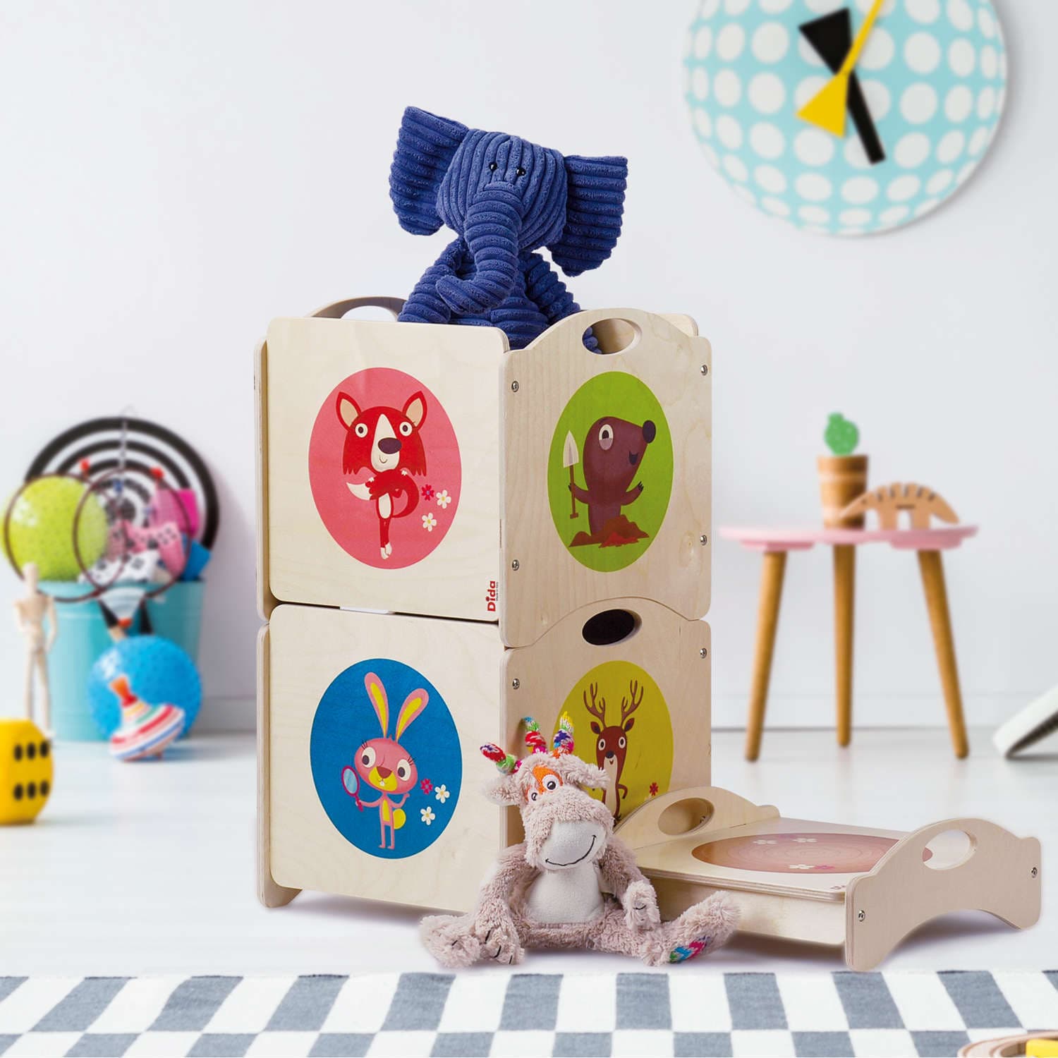 Pouf in Legno per Bambini - I Troncotti Dida in Sgabelli Dida - Ragusa, commercioVirtuoso.it