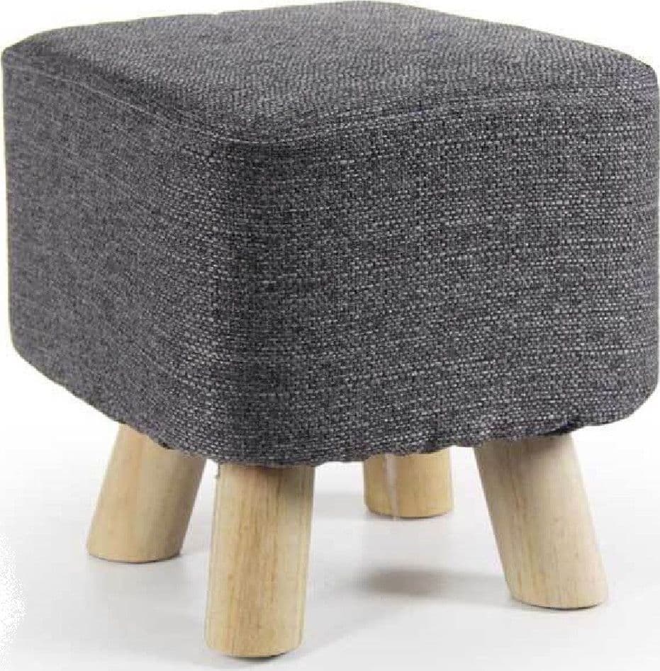 Pouf Sgabello Poggiapiedi Quadrato Piedi Legno Tessuto Grigio Scuro 27x28cm 790256 Casa e cucina/Organizzazione interni/Contenitori ceste e cestini/Scatole e bauli/Bauli Trade Shop italia - Napoli, Commerciovirtuoso.it