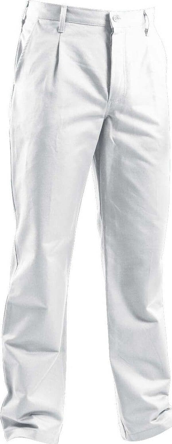 P&P LOYAL - PANTALONE FUSTAGNO COLORE BIANCO COTONE 100% MASSAUA TAGLIA XXXL