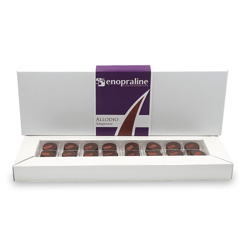 Praline di Cioccolata al Vino Sangiovese 200gr. 100% Made in Italy Cioccolatini Artigianali Enopraline di Allodio Cioccolatini Alimentari e cura della casa/Snack dolci e salati/Caramelle cioccolatini e gomme da masticare/Caramelle e cioccolatini in confezione regalo/Cioccolatini in confezione regalo Conca d’Oro - Campiglia Marittima, Commerciovirtuoso.it