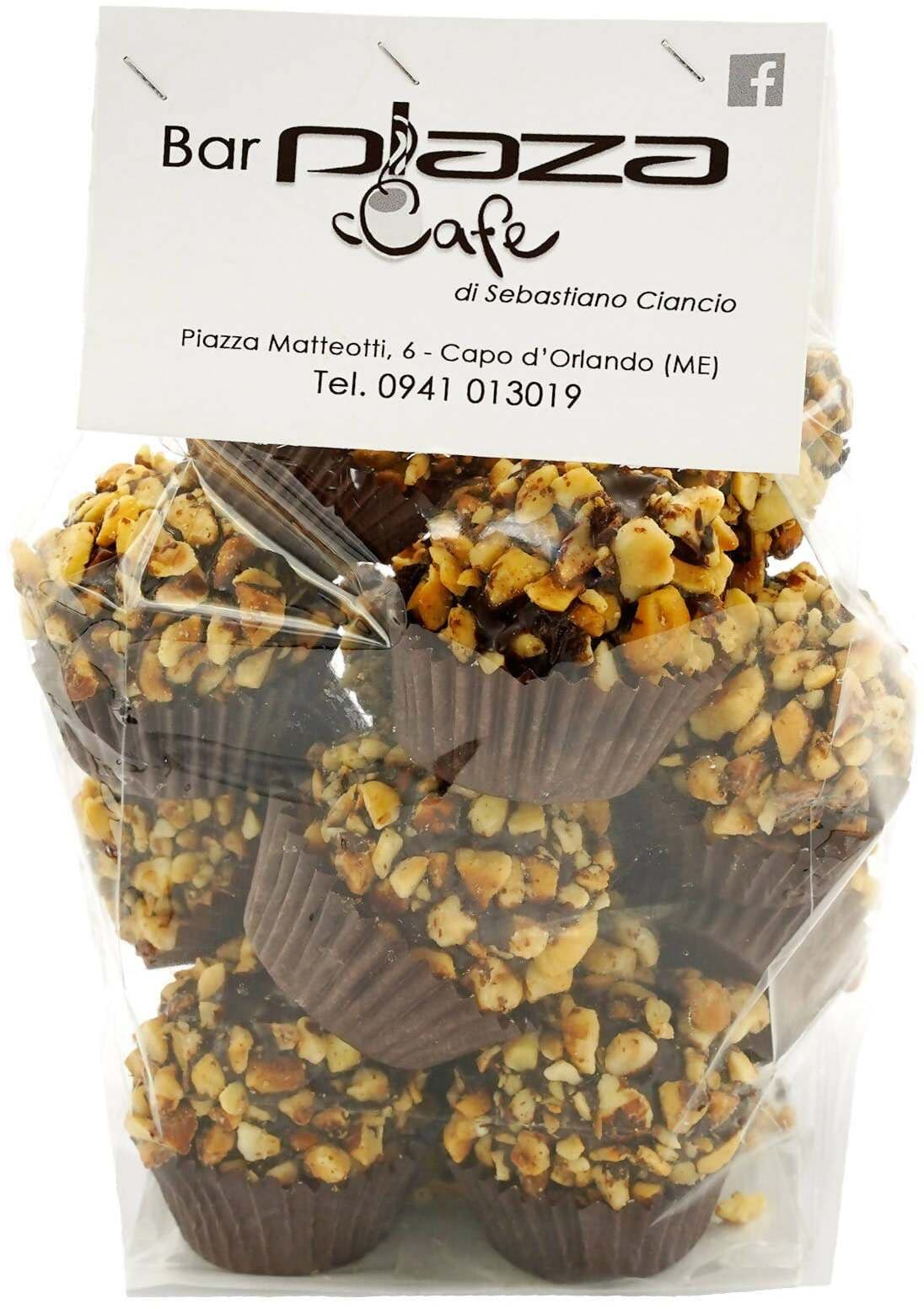 Praline di Cioccolato Artigianale Cioccolatini fatti a mano con granella alla Nocciola, Fondente e Wafer 300gr Laboratorio Cafè Plaza in Cioccolatini in confezione regalo Plaza cafè - Capo d’Orlando, commercioVirtuoso.it