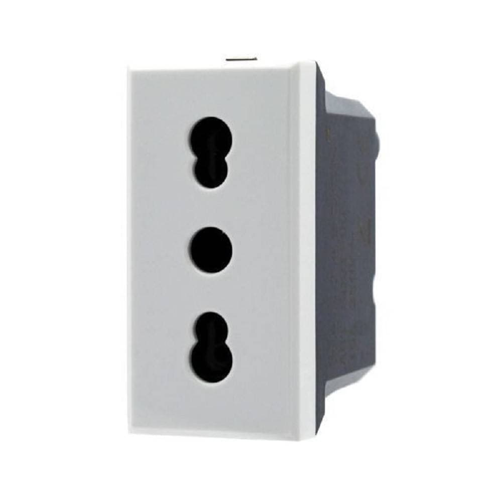 Presa-Bipasso-2p+t-10/16a-Colore-Bianco-Compatibile-Bticino-Axolute