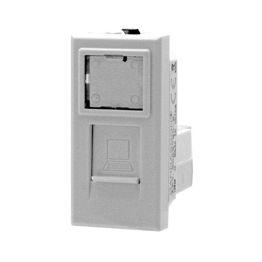 Presa-Dati-Connettore-Rj45-Cat6-Bianco-Coperchio-Compatibile-Bticino-Axolute